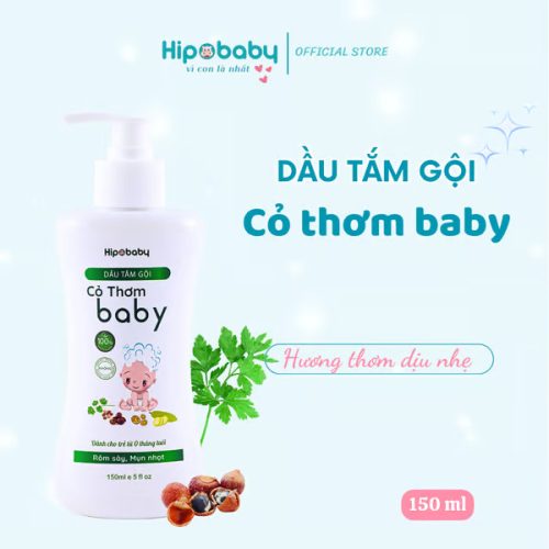 Dầu tắm gội thảo dược Cỏ thơm Hipobaby