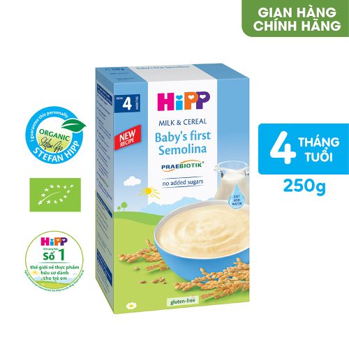 Bột Ăn dặm HiPP khởi đầu Semolina