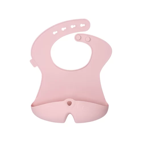Yếm ăn dặm silicone cho bé Bbox - blush