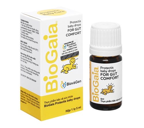 Men vi sinh Biogaia Protectis Baby Drops with vitamin D3 hỗ trợ tăng cường tiêu hóa (5ml)
