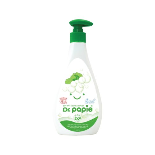 Bọt tắm gội thảo dược Dr.Papie 300ml